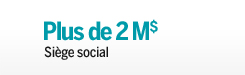 Plus de 2M$